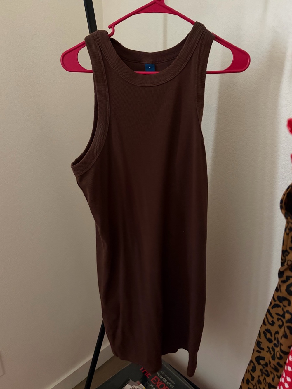 Brown Sleeveless Dress